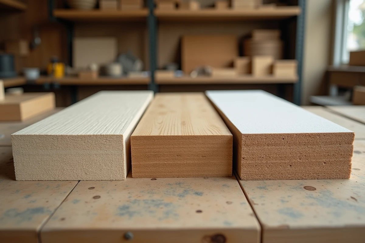 Comparaison de matériaux alternatifs aux plaques de plâtre : panneau chanvre-chaux, oxyde de magnésium et composite bambou